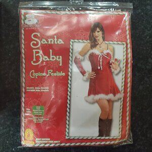 Santa Baby Dress- Costume- Size Adult Medium- New- RRR Halloween